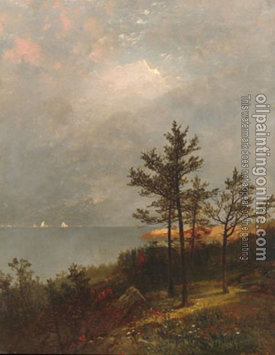 John Frederick Kensett - Gathering Storm On Long Island Sound